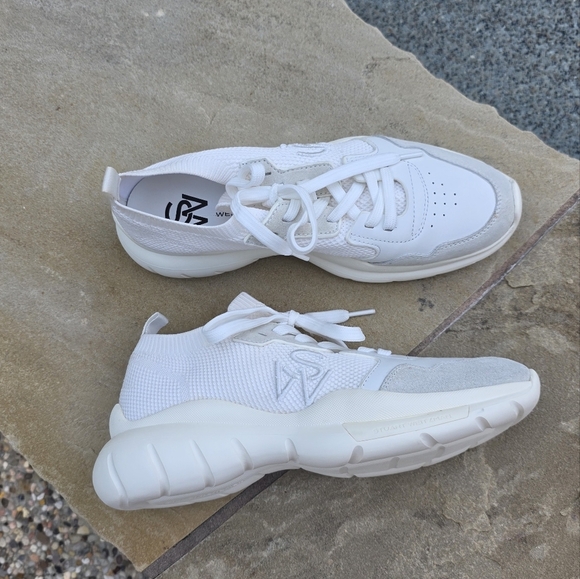 Stuart Weitzman 5050 Logo Low-Top Sneakers Us 8 Eu 38 - Picture 14 of 15
